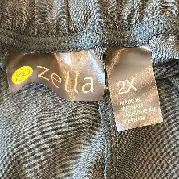 Zella Women's Lightweight Cropped Joggers Sage Green Size 2X - Picture 3 of 7
